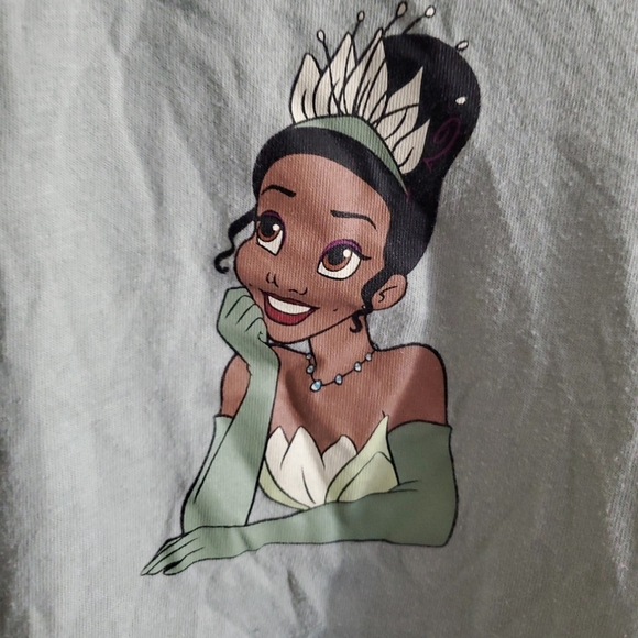 Disney Sage Green Princess Logo Tee - Picture 2 of 4